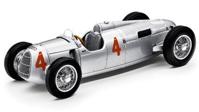 Модель автомобиля Audi Auto Union Type C, Scale 1:43, Silver