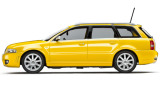 Модель автомобиля Audi RS4 Avant B5, Scale 1:43, Imola Yellow, артикул 5031300213
