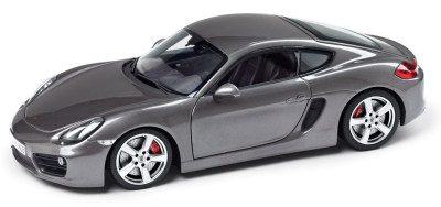 Модель автомобиля Porsche Cayman S, 1:18 Scale, Agate Grey Metallic