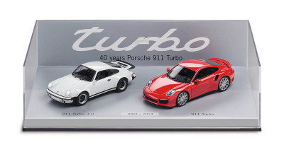 Набор моделей автомобилей Porsche 40 Years of 911 Turbo model car set