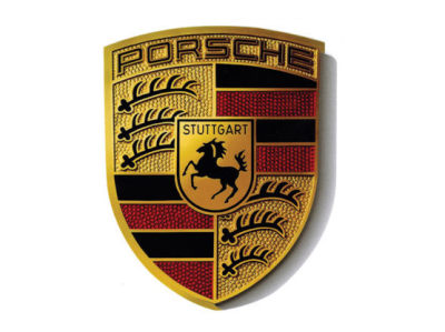 Наклейка герб Porsche Crest Sticker, Size XL