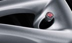 Набор колпачков для колесных вентилей MINI Union Jack UK/Britis Flag Wheel Valve Caps Red/Blue