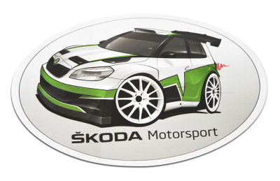 Наклейка Skoda Sticker children Motorsport