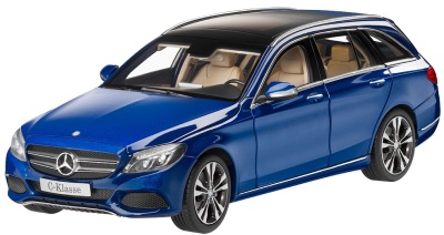 Модель автомобиля Mercedes C-Class Estate, Avantgrade, Scale 1:18, Brilliant Blue