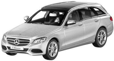 Модель автомобиля Mercedes C-Class Estate, Avantgrade, Scale 1:43, Iridium Silver