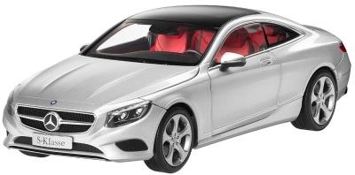 Модель автомобиля Mercedes S-Class Coupé, Scale 1:18, Iridium Silver