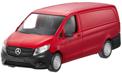 Модель автомобиля Mercedes Vito, Kastenwagen 1/87 Red