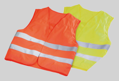 Комплект из двух светоотражающих жилетов Mercedes Emergency Vest Set, Orange/Yellow