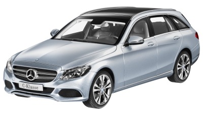 Модель Mercedes-Benz C-Class Estate Avantgarde S205, Diamond Silver, 1:18 Scale