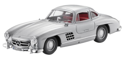 Модель Mercedes-Benz 300 SL Gullwing W 198 (1954–1957), Silver, 1:43 Scale