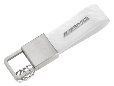 Брелок Mercedes AMG Carbon Key Ring White