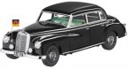 Модель автомобиля Mercedes 300 W 186 (1951–1954), Konrad Adenauer, Scale 1:18, Black