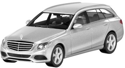 Модель автомобиля Mercedes C-Klasse T-Modell EXCLUSIVE 1/87 Silver