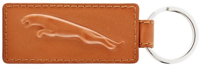 Брелок Jaguar Leather Leaper Keyring Tan