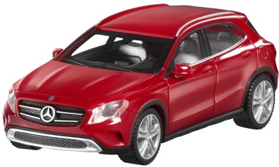 Модель автомобиля Mercedes GLA-Class, Scale 1:87, Jupiter Red