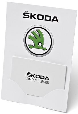 Карта для паролей Skoda Card with code