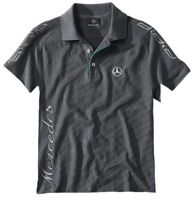 Мужская рубашка-поло Mercedes Poloshirt Men's, Graphit