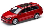 Модель автомобиля Volkswagen Golf VII Variant, Scale 1:43, Tornado Red