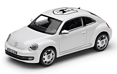 Модель автомобиля Volkswagen Beetle -Coat of Arms- Decorative Film, Scale 1:43, Candy White