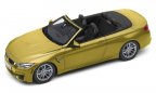 Модель автомобиля BMW M4 Кабриолет (F83), Austin Yellow, Scale 1:18