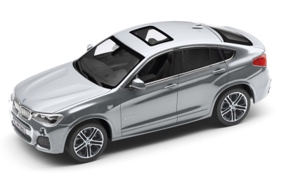 Модель автомобиля BMW X4 (F26), Glacier Silver, Scale 1:43