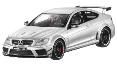 Модель Mercedes-Benz C 63 AMG Coupé Black Series (C204), Scale 1:43, Iridium Silver Magno, Limited Edition