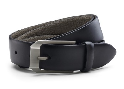 Двусторонний кожаный ремень Volkswagen Leather Reversible Belt, Black-Taupe