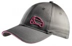 Женская бейсболка Smart Fortwo Ladies Baseball Cap, Grey-Pink