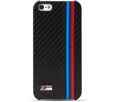 Крышка для смартфона BMW iPhone 5/5S M-Collection Hard Carbon Effect Black