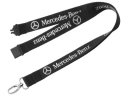 Шнурок с карабином для ключей Mercedes-Benz Classic Star Lanyard, Black 2015