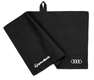 Полотенце для клюшек для гольфа Audi Microtowel, Golf, Black