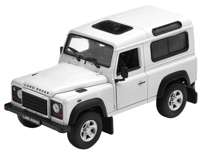 Модель автомобиля Land Rover Defender White, Scale 1:24