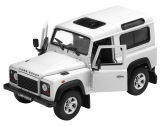 Модель автомобиля Land Rover Defender White, Scale 1:24, артикул LRDCAWELDWP
