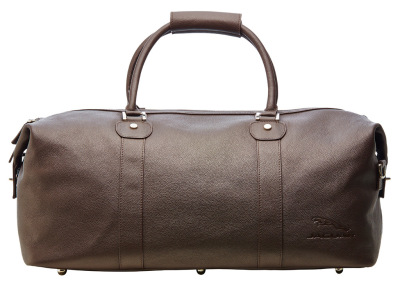 Кожаная дорожная сумка Jaguar Classic Weekend Holdall - Brown