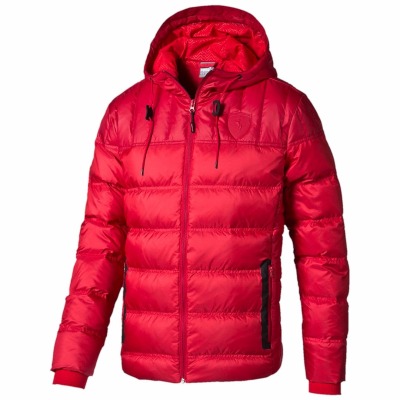 Мужская куртка Ferrari Down Jacket, Rosso Corsa