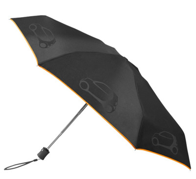 Складной зонт Smart Compact Umbrella, Black-Orange