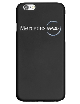Чехол для iPhone 6 Mercedes me, Black Plastic Case, Soft Touch