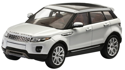 Модель автомобиля Range Rover Evoque 5 Door, Scale 1:43, Fuji White