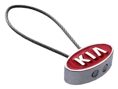 Металлический брелок Kia Metall Keyring, Red