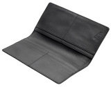 Кожаное портмоне Jaguar Leather Wallet - Black, артикул JSLGTRXJW