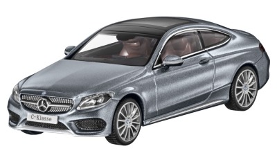 Модель Mercedes-Benz C-Class Coupe (C205), Scale 1:43, Selenite Grey Metallic