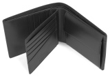 Мужской кожаный кошелек Skoda Men's Leather Wallet Black, артикул 51482