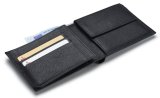 Кожаный кошелек унисекс Volkswagen Unisex Leather Wallet, Black, артикул 000087400F041