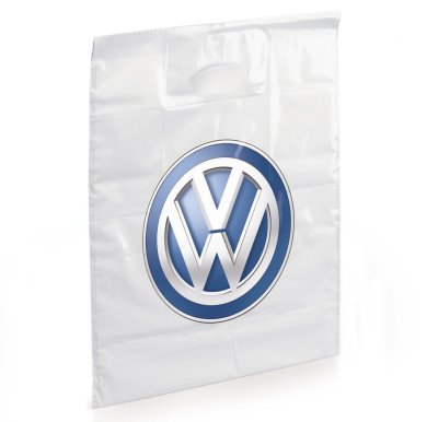 Полиэтиленовый пакет Volkswagen Logo Plastic Bag White