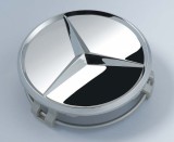 Колпачок ступицы колеса Mercedes, хромированный, с зеркальной поверхностью, артикул B66470207