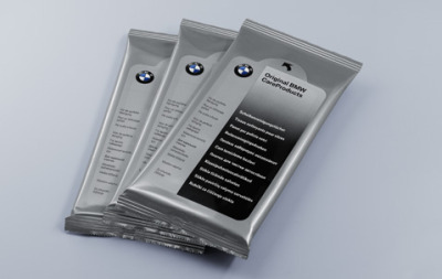 Влажные перчатки (4 шт.) BMW для удаления насекомых, помета птиц и пр.