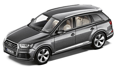 Модель автомобиля Audi Q7, Graphite Grey, Scale 1:43