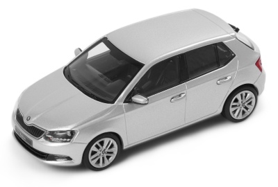 Модель автомобиля Skoda Fabia, Silver Briliant Metallic, 1:43 scale