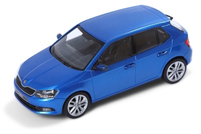 Модель автомобиля Skoda Fabia, Race Blue, 1:43 scale