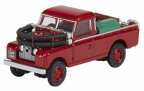 Модель автомобиля Land Rover Series II Fire Appliance, Scale 1:76, Red